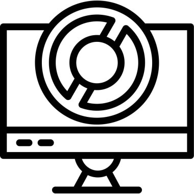 Bilgisayar monitörü. Basit tasarım