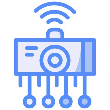 Kablosuz. Web simgesi basit tasarım