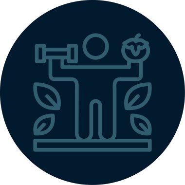 Modern yapı simgesinin vektör illüstrasyonu