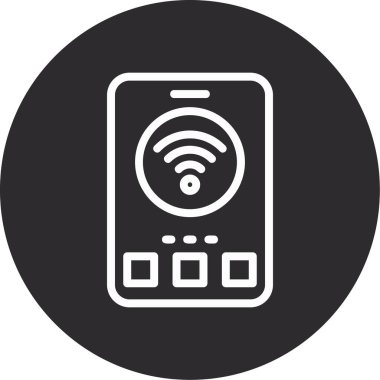 cep telefonu vektör simgesi