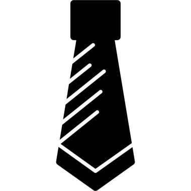 Kravat. Web simgesi basit illüstrasyon
