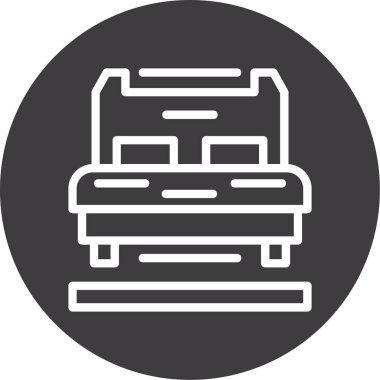 Yazıcı vektör satırı simgesi