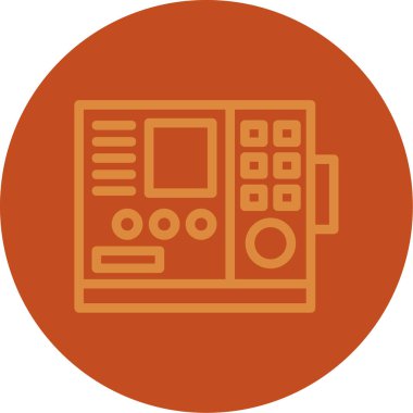 Radyo simgesinin vektör illüstrasyonu