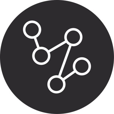 ağ simgesi, vektör illüstrasyonu basit tasarım