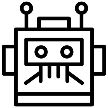 Yapay zeka robot simgesi