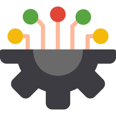 seo modern simgesinin vektör illüstrasyonu