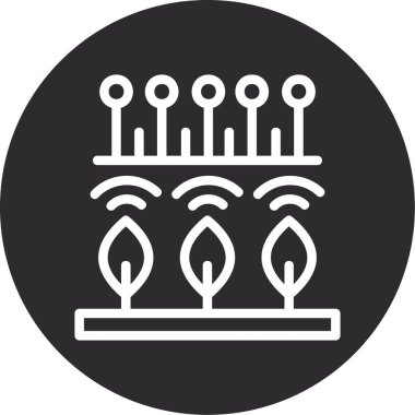 ağ bağlantısı simgesi, basit vektör illüstrasyonu