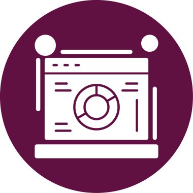 seo modern simgesinin vektör illüstrasyonu