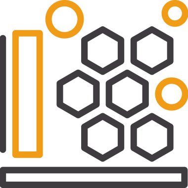 Arı kovanı simgesi doldurulmuş - özet biçimi