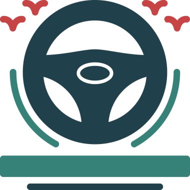 araba simgesi vektör illüstrasyonu