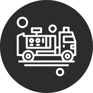 araba servis simgesi vektör illüstrasyonu