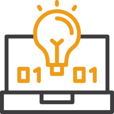 fikir simgesi, vektör illüstrasyonu