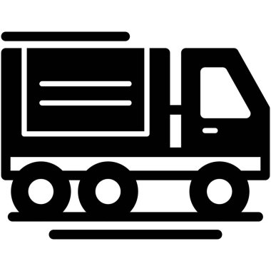 servis van vektör simgesi