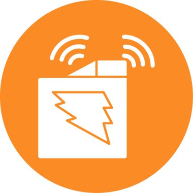 Modern b 'nin vektör illüstrasyonunda pil eksikliği