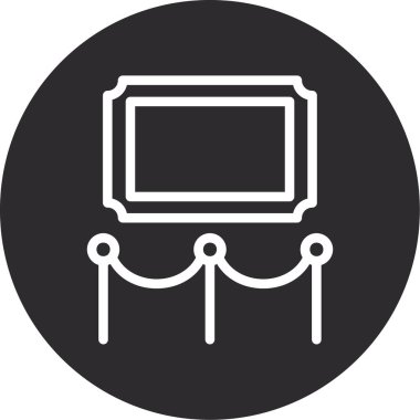 Masa. Web simgesi basit tasarım