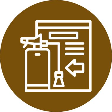 seo modern simgesinin vektör illüstrasyonu