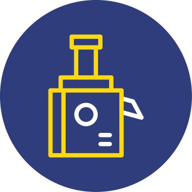 Gaz simgesinin vektör illüstrasyonu