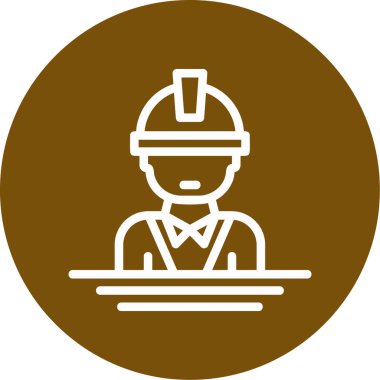 Bir insan simgesinin vektör illüstrasyonu