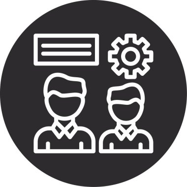 Modern simgenin vektör illüstrasyonu