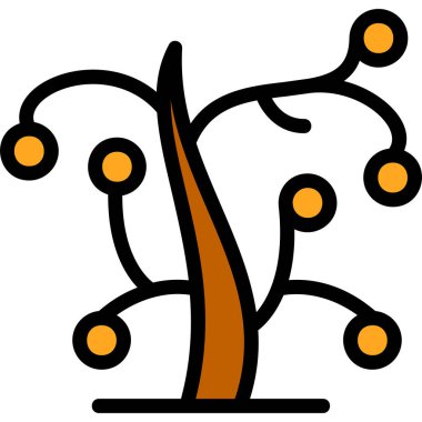 Bitki. Web simgesi basit tasarım