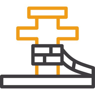 merdiven simgesi çizimi