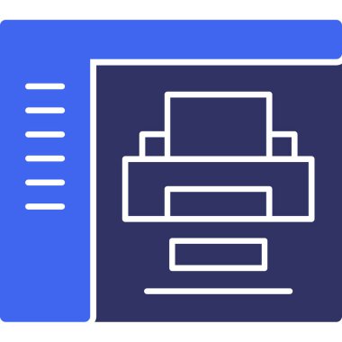 Belge. Web simgesi basit illüstrasyon