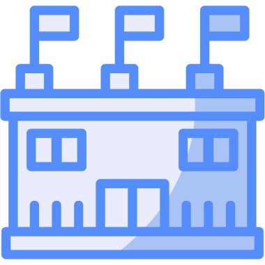 inşaat endüstrisi simgesi - taslak biçiminde