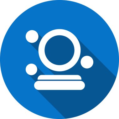 Tek bir simgenin vektör illüstrasyonu