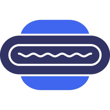 Köpek. Web simgesi basit illüstrasyon