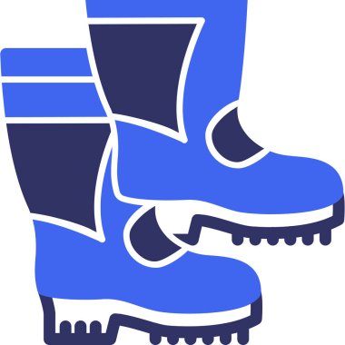 Çizmeler. Web simgesi basit illüstrasyon