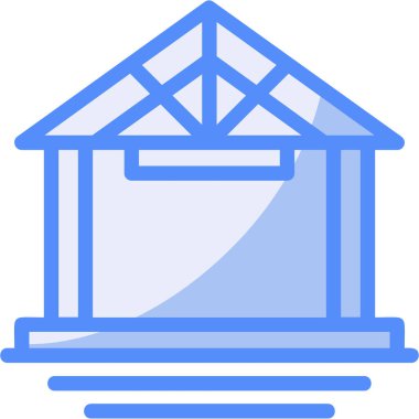 mimari yapı yapı ikonu Doldurulmuş dış hat biçiminde