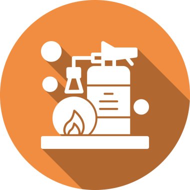 Gaz yakıcısının vektör illüstrasyonu