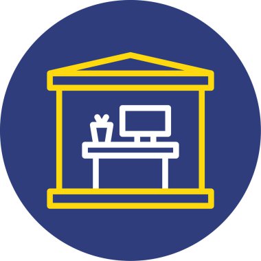 Modern eğitim ikonunun vektör illüstrasyonu