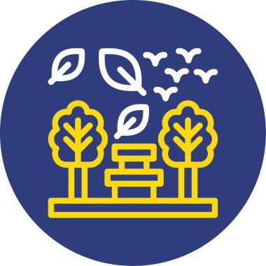 Bitki modern simgesinin vektör illüstrasyonu