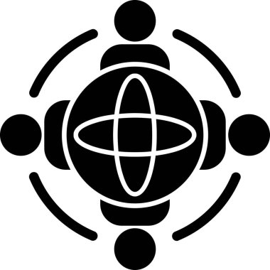 atom atomu bilim simgesi