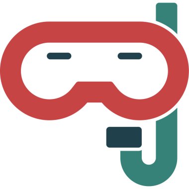 Kırmızı ve yeşil rengin vektör simgesi