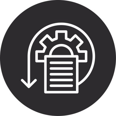 seo modern simgesinin vektör illüstrasyonu