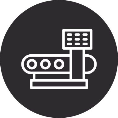 Vektör kahve makinesi simgesi