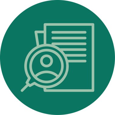 vektör Arama Simgesi illüstrasyonu