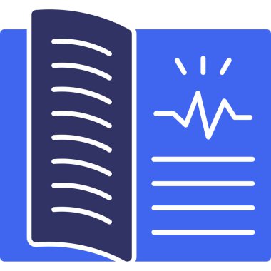 Kitap. Web simgesi basit illüstrasyon