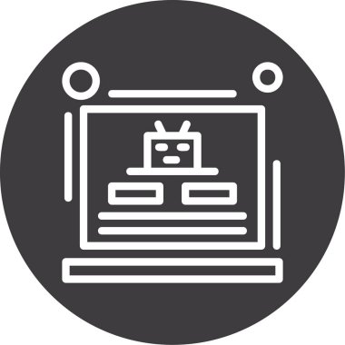 Modern b 'nin vektör illüstrasyonu eksik simgesi