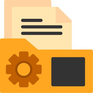 Dosya. Web simgesi basit tasarım