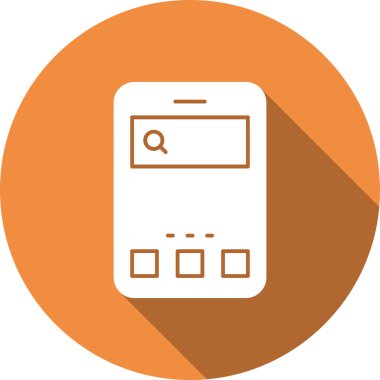 mobil bankacılık simgesi, vektör illüstrasyonu