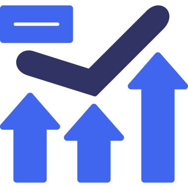 iş grafiği ok simgesi