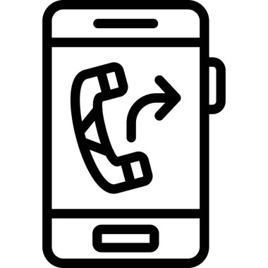 Cep telefonu simgesini ana hat biçiminde ara