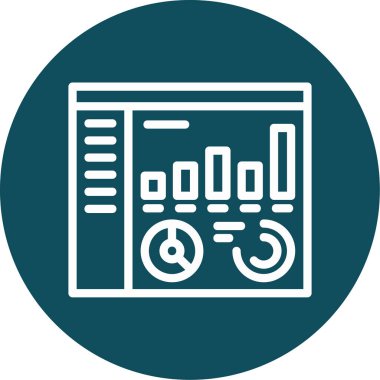 seo modern simgesinin vektör illüstrasyonu