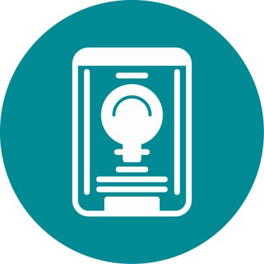 Modern simgenin vektör illüstrasyonu