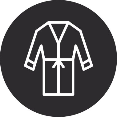 Modern ceketin vektör illüstrasyonu