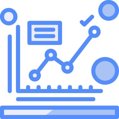 iş dünyasındaki grafik grafik veri simgesi - yönetim kategorisi
