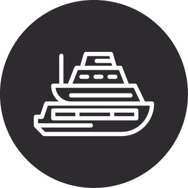 Modern ve basit tasarımın vektör simgesi